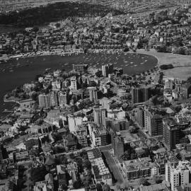 Aerial view of Potts Point and Rushcutters Bay Sydney, no date