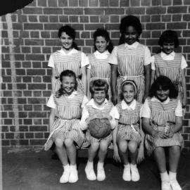 Netball team, Woolloomooloo Playground, circa 1950-1959