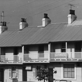 Row of terraces, Pawley Street Surry Hills, 1970s