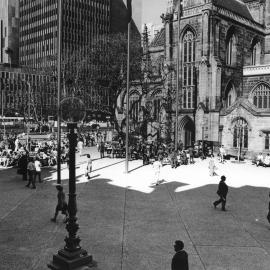 View of Sydney Square, George Street Sydney, circa 1977