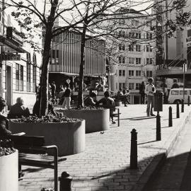 Roslyn St mini-plaza footpath widening, circa 1977s