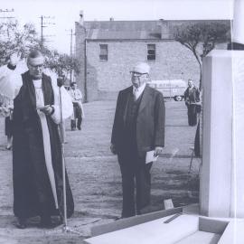 Blessing, dedication ceremony, Camperdown Memorial Rest Park Newtown, 1961