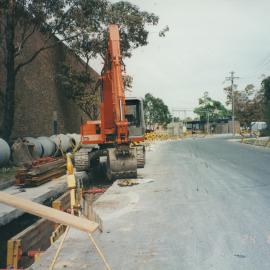 Roadworks on street, Rosebery.