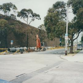 Roadworks on street, Rosebery.