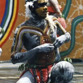 Djakapurra Munyarryun, Launch of International Year of the World's Indigenous People, Redfern Park, 1992