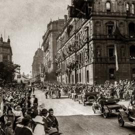 Victory Day Parade, Bridge Street Sydney, 1919