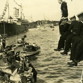 Victory Day celebrations on Sydney Harbour, 1919