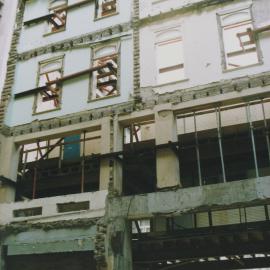 Rear of building facade in Pitt St.