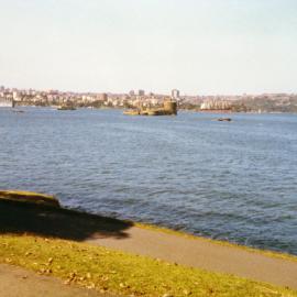 Fort Denison and Sydney Harbour.