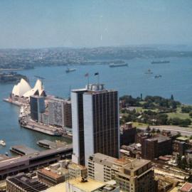 View of Circular Quay and Sydney Harbour, 1971