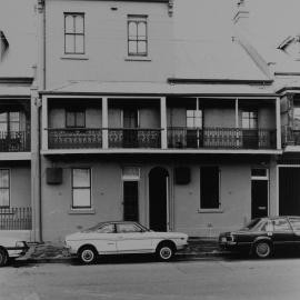 Houses on Kent Street Millers Point, 1989