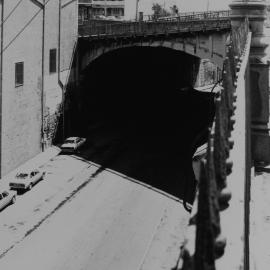 Overpass bridge and tunnel, Hickson Road Millers Point, 1989