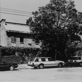 Buildings and Darling House on Trinity Avenue Dawes Point, 1989