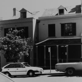 Houses on Windmill Street Dawes Point, 1989