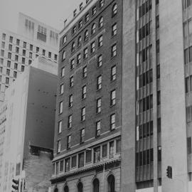 Streetscape with British Airways House, Castlereagh Street Sydney, 1989