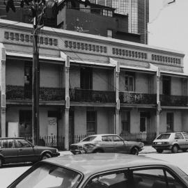 Terrace houses on Cumberland Street The Rocks, 1989