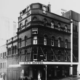 City Hotel, corner King and Kent Streets Sydney, 1989