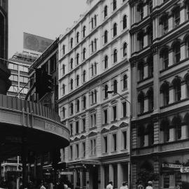 Streetscape with York Hotel, King Street Sydney, 1989