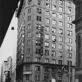 Gowings Building, corner of George and Market Streets Sydney, 1989
