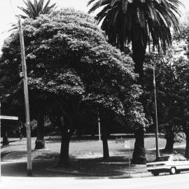 View of Cook & Phillip Park from Boomerang Place, 1989