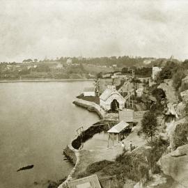 Elizabeth Bay shoreline, 1874