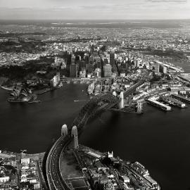 Aerial view of Sydney and North Sydney