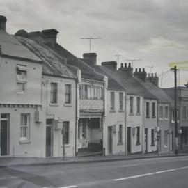 Original terrace housing, Cleveland Street Chippendale, 1974