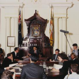 Sydney Council Councillor Meeting.