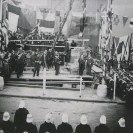 Laying of Naval Store Foundation Stone.