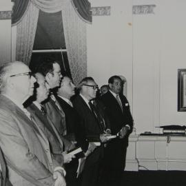 Swearing in of aldermen.