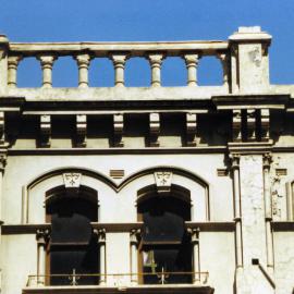 Decorated pediment and windows