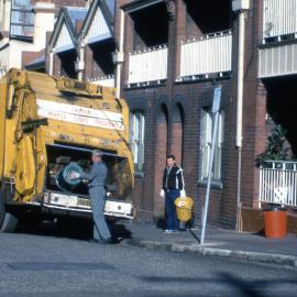 Collecting household refuse