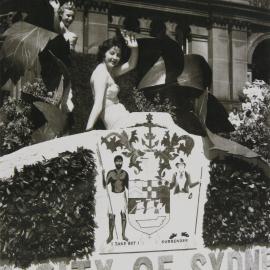 Waratah Festival parade, George Street Sydney, 1957