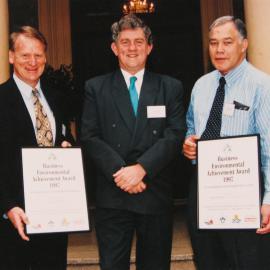 Business Environmental Achievement Award presentation.