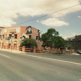 Newtown PCYC mural, corner Erskineville Road and Angel Street Newtown, 1993