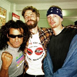 Tony Spanos, Andrew Aiken and Matthew Peet, Graffiti Hall of Fame, Botany Road Alexandria, circa 1991