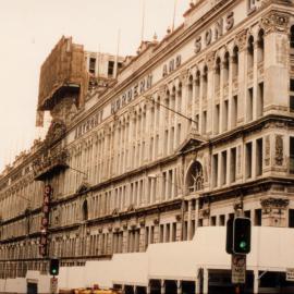 Anthony Hordern and Sons department store prior to demolition, George Street Sydney, 1982