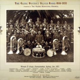 The Glebe District Silver Band, 1936-1937