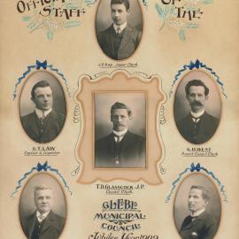 Official Staff of the Glebe Municipal Council, 1909