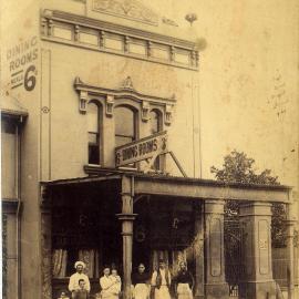 Manson's Dining Rooms, George Street West Chippendale, 1888