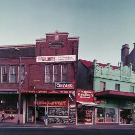 Corner of Wilson Street and King Street Newtown, 1984-1985