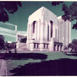 Anzac War Memorial, Hyde Park South, Liverpool Street Sydney, circa 1984-1985