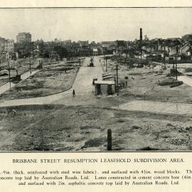 Brisbane Street Resumption Leasehold Subdivision Area, Surry Hills, 1929