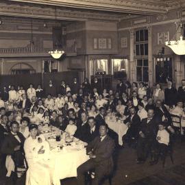 Chinese community dinner, unknown location, circa 1910-1920