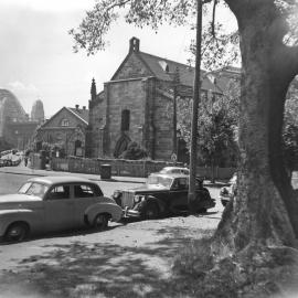 Garrison Church, Lower Fort Street Dawes Point, 1961