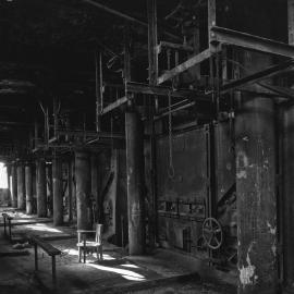 Furnace room of the Pyrmont Incinerator, Saunders Street Pyrmont, 1976