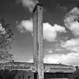 Pyrmont incinerator chimney, Saunders Street Pyrmont, 1976