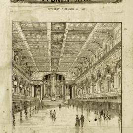 Centennial Hall in Sydney Town Hall, George Street Sydney, 1889