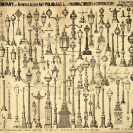 WT Allen & Company Lamp Pillar and Gas Lamp Manufacturers and Contractors, circa 1870-1899  