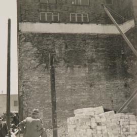 Brick wall in Harbour Street